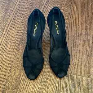 Black stilettos